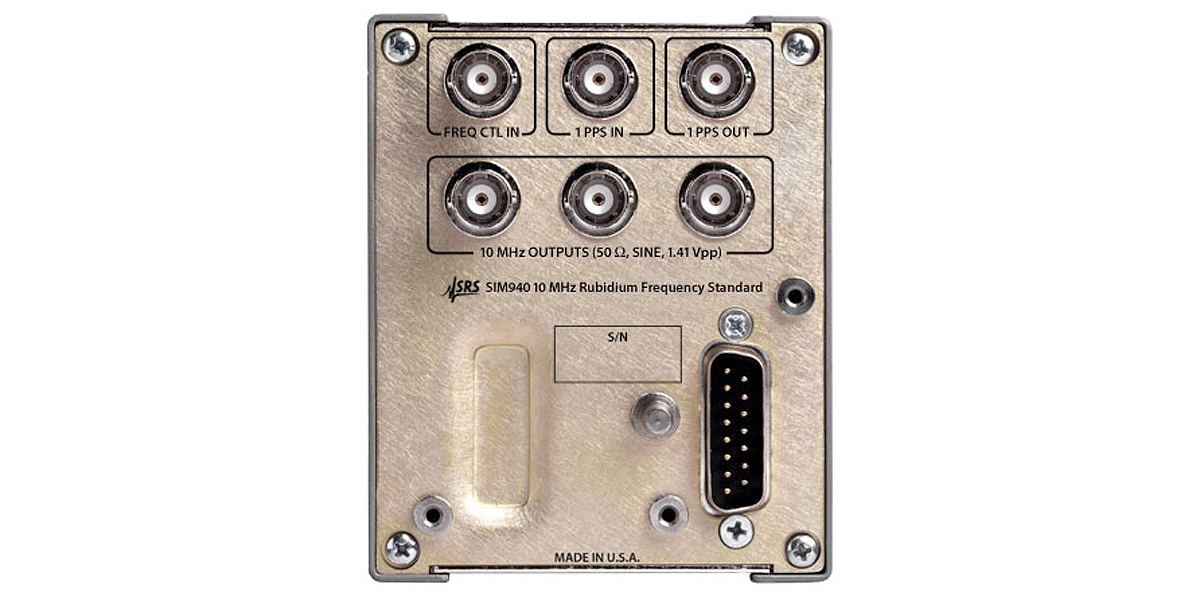 Rubidowy wzorzec częstotliwości 10 MHz Stanford Research Systems SIM940 - zdjęcie 