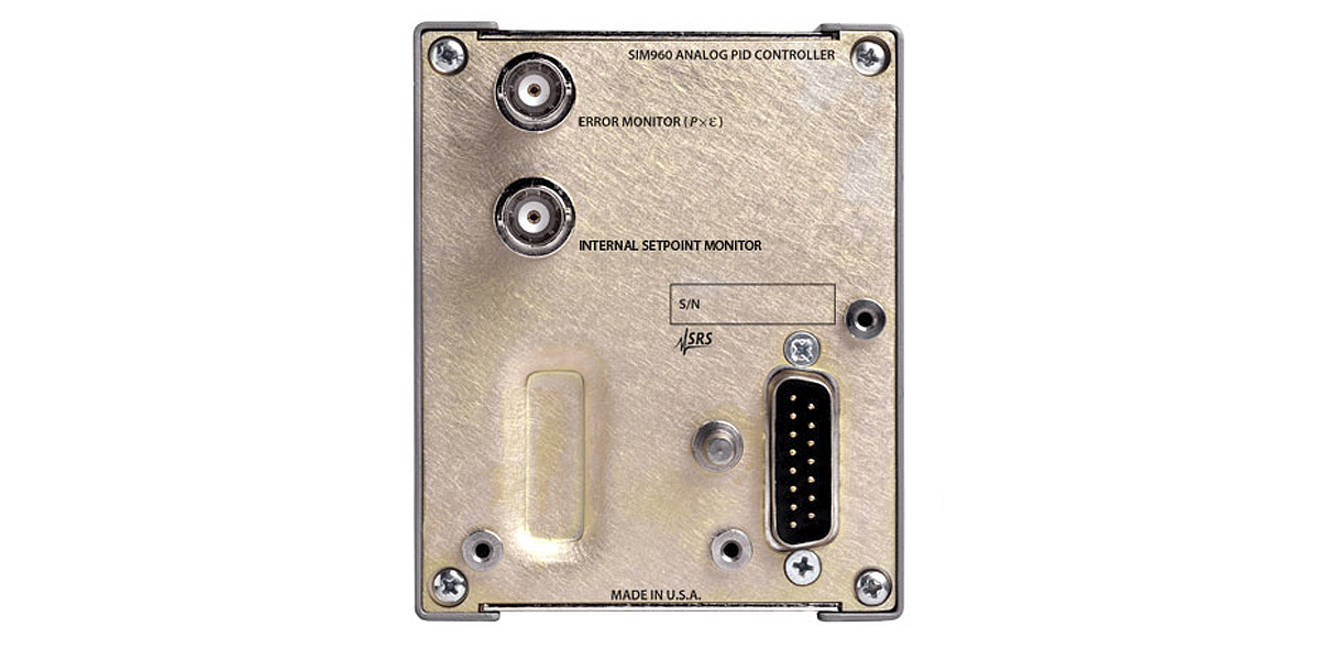 Analogowy regulator PID 100 kHz Stanford Research Systems SIM960 - zdjęcie 