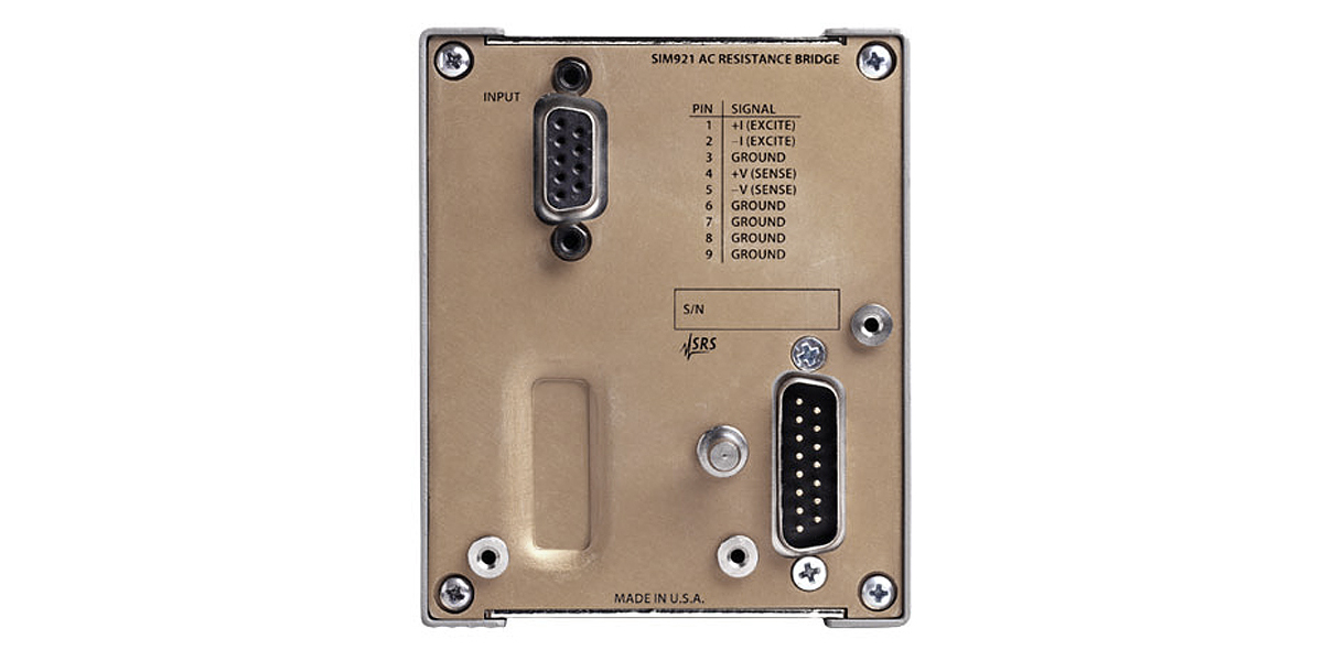 Mostek rezystancyjny AC Stanford Research Systems SIM921 - zdjęcie 