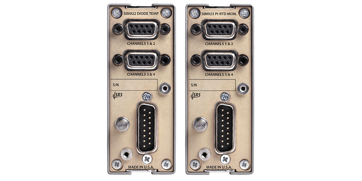 Stanford Research Systems SIM922A / 923A diodowe i platynowe czujniki temperatury RTD z wyjściem analogowym - zdjęcie 