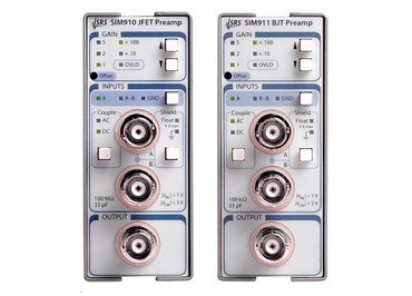 Przedwzmacniacze niskoszumowe Stanford Research Systems SIM910 i SIM911 - zdjęcie 1