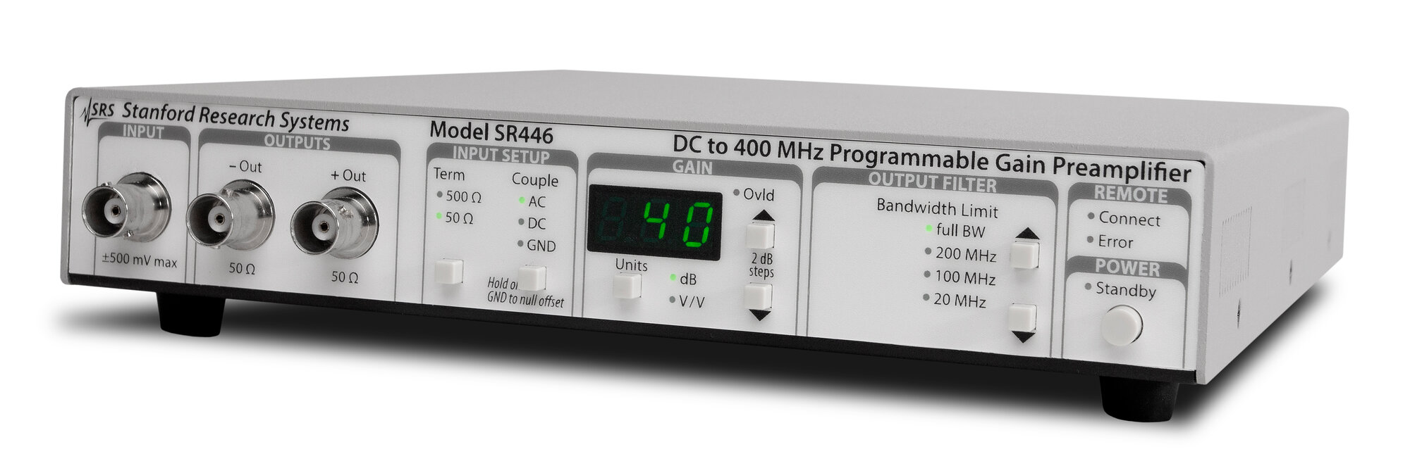 Przedwzmacniacz Stanford Research Systems SR446 - zdjęcie 3